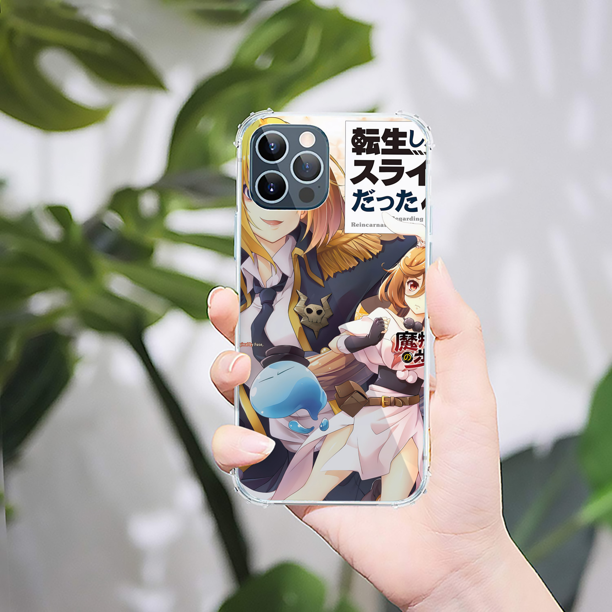 （画像用） 転スラ Regarding Reincarnated to Slime 【iPhone 12シリーズ対応】透明スマホケース（クリアソフトケース）